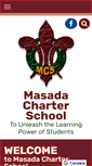 Mobile Screenshot of masadaschool.org