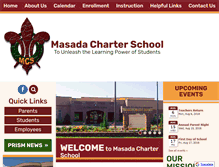 Tablet Screenshot of masadaschool.org